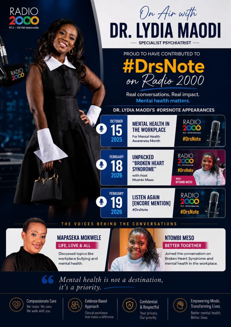 Dr. Lydia Maodi on Radio 2000 #DrsNote